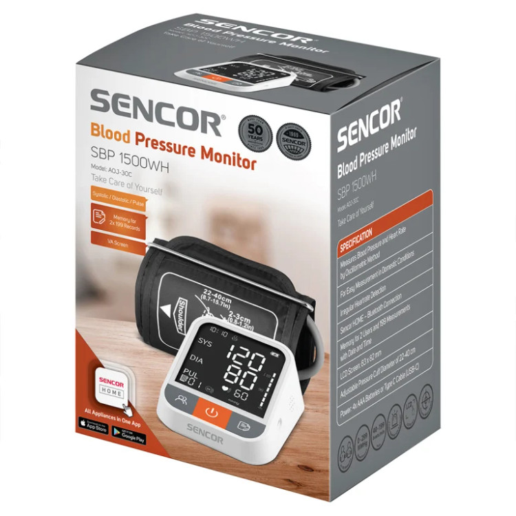 فشار سنج SENCOR SBP 1500WH