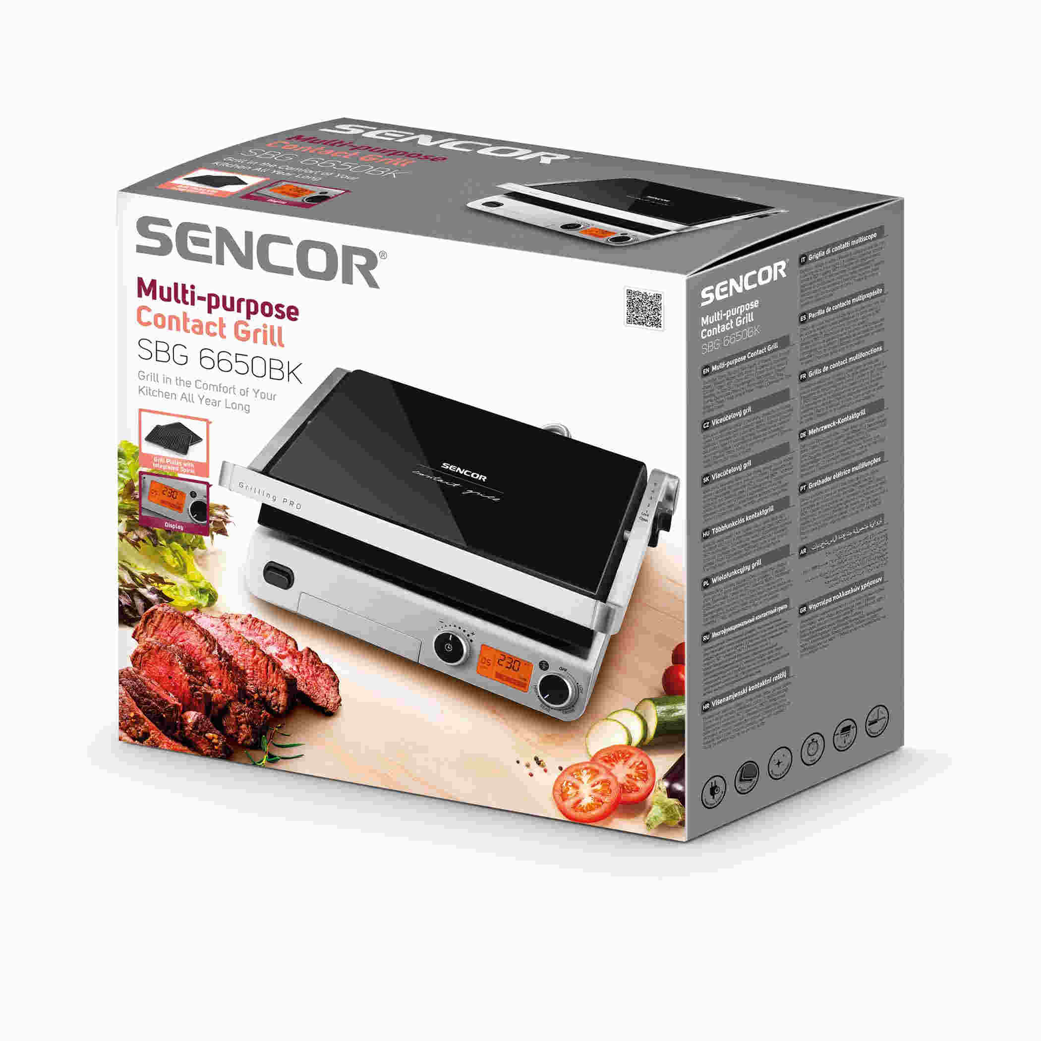 گریل SENCOR SBG 6650BK